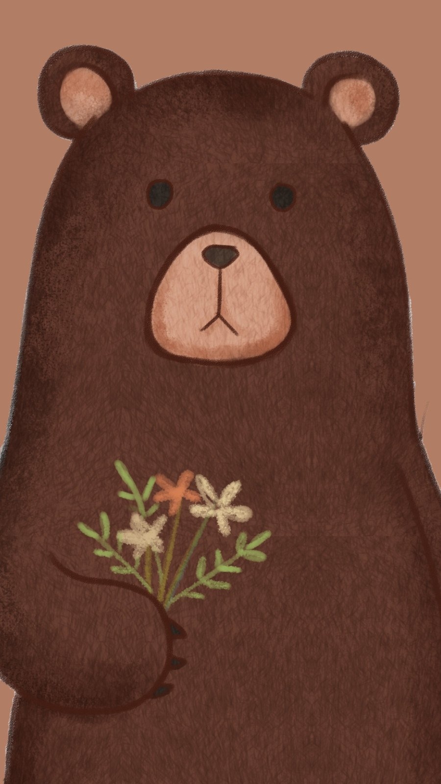 900x1600 bear wallpaper, Phone