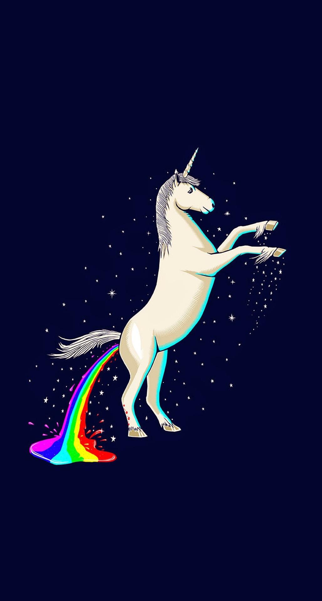 1030x1920 Unicorn Shitting Rainbows iPhone 6 Plus HD Wallpaper HD, Phone