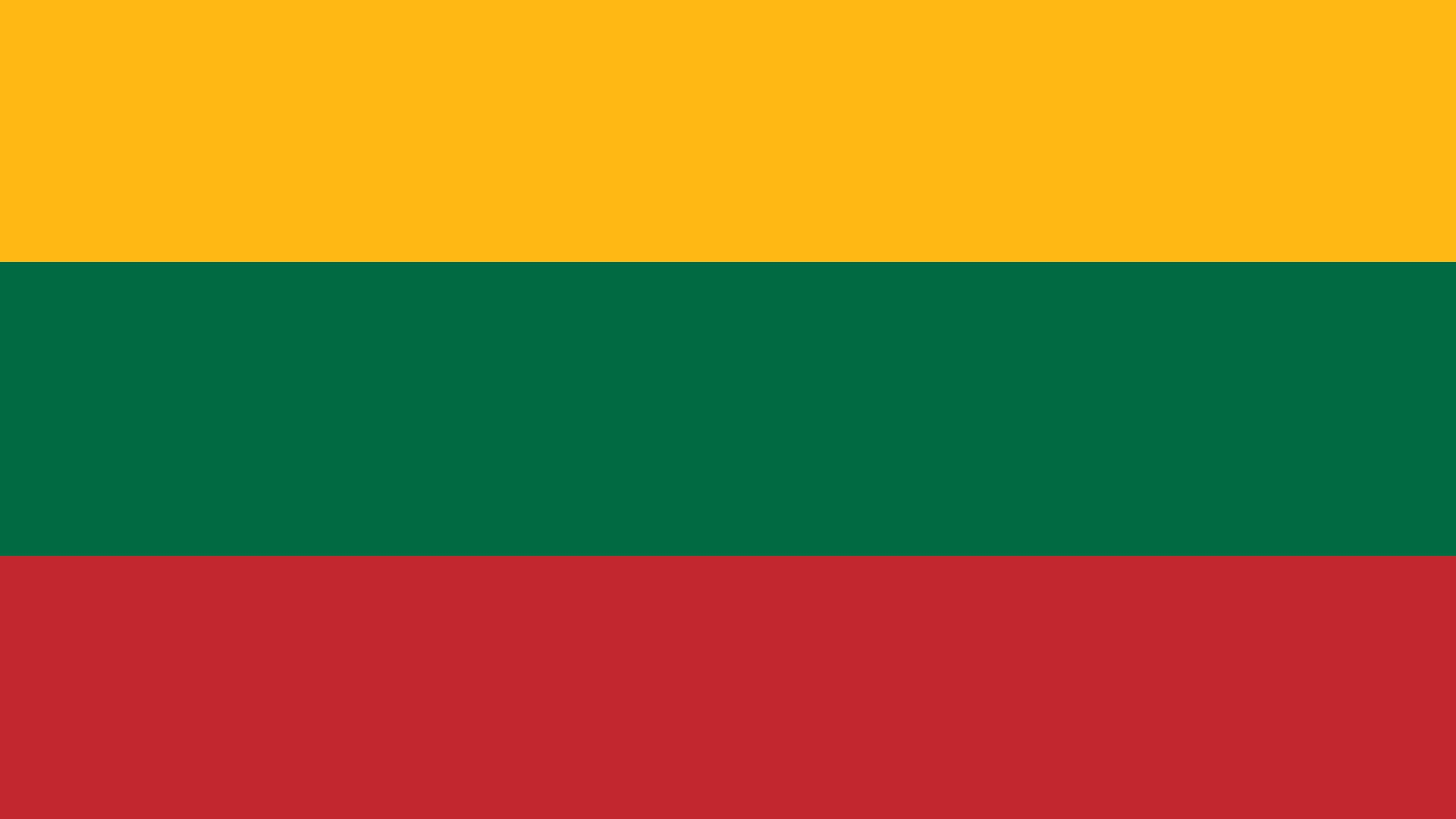 3840x2160 Lithuania Flag UHD 4K Wallpaper, Desktop