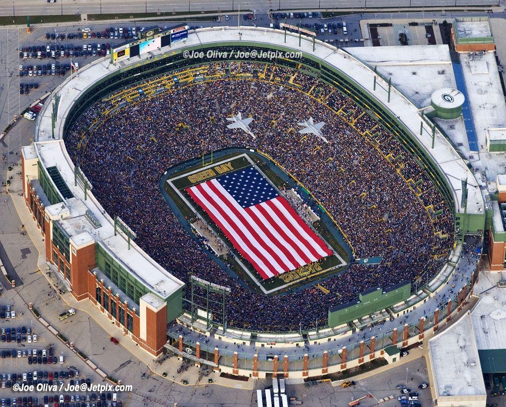 1000x810 Lambeau Field Aerial Picture Copyright Joe Oliva, Desktop