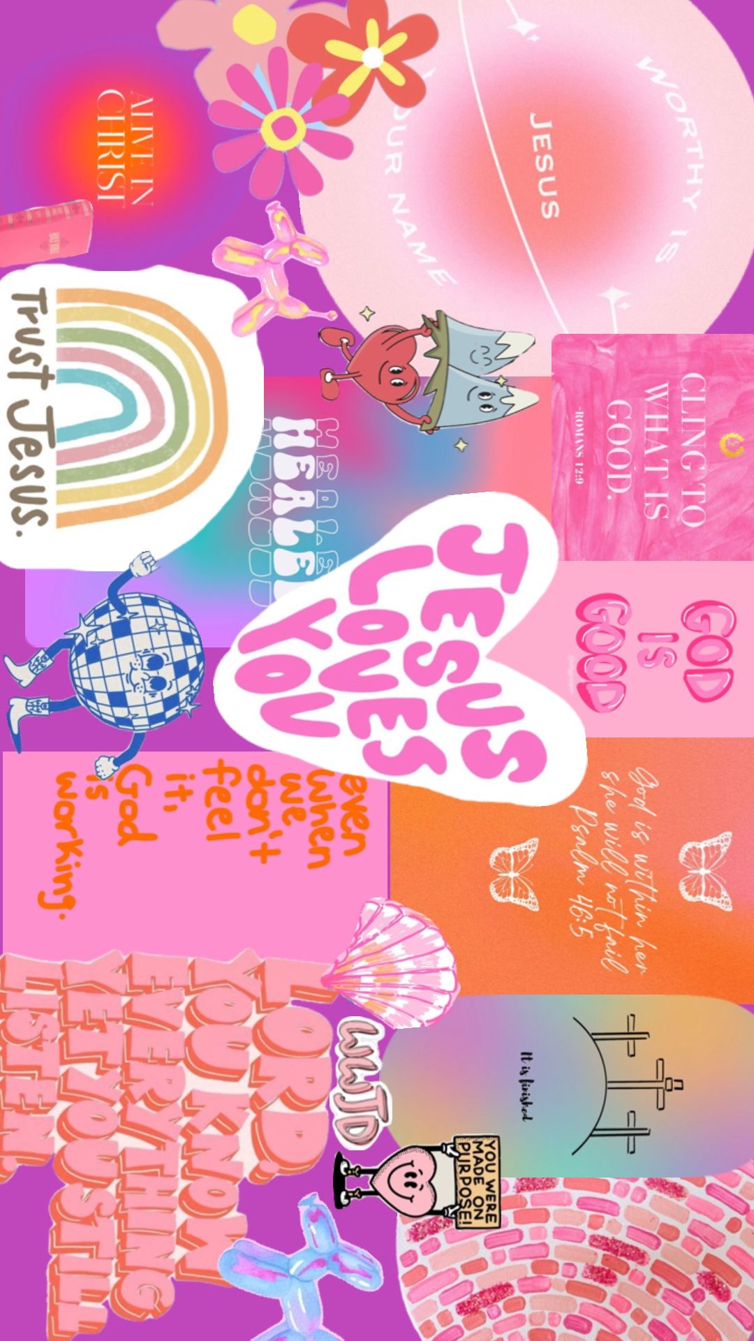 1080x1920 jesus #godlovesyou #bible #preppy, Phone