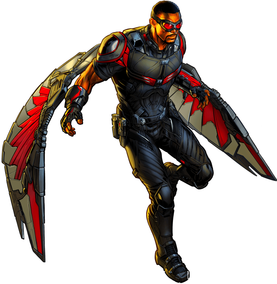 890x910 Falcon Civil War. Character Design FOR, Phone