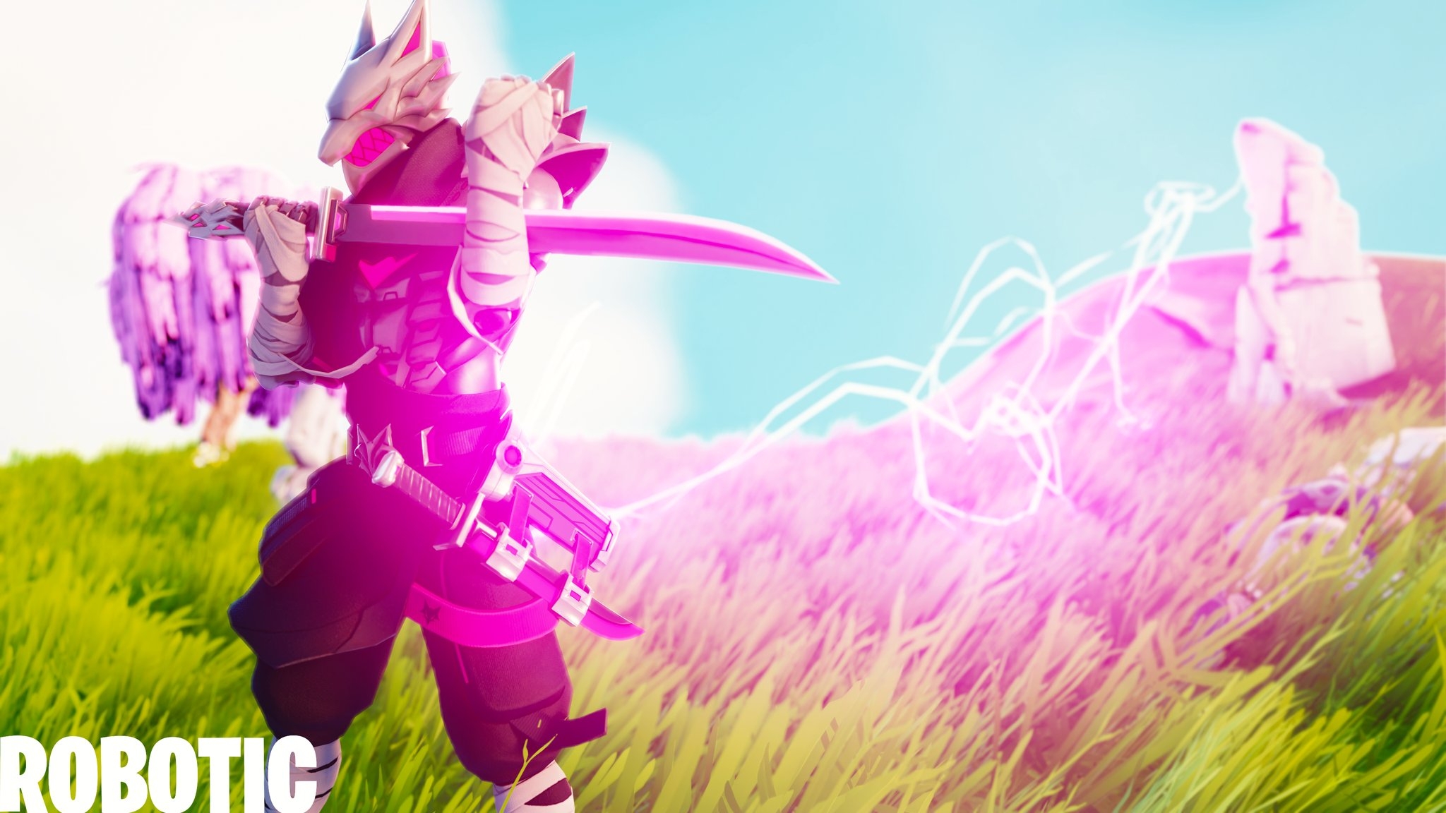 2050x1160 The Burning Wolf Fortnite wallpaper, Desktop