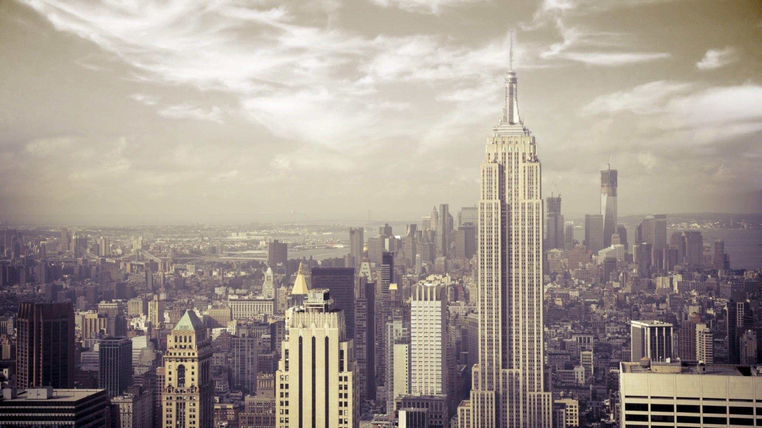 2560x1440 Empire state building manhattan new york city wallpaper, Desktop