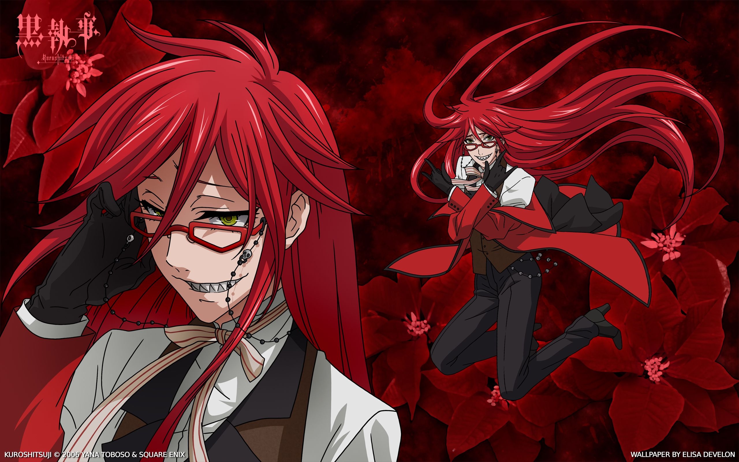 2560x1600 Grell Sutcliff Wallpaper. Black Butler Grell Wallpaper, Grell Black Butler Desktop Background and Grell Sutcliff Wallpaper On Screen, Desktop