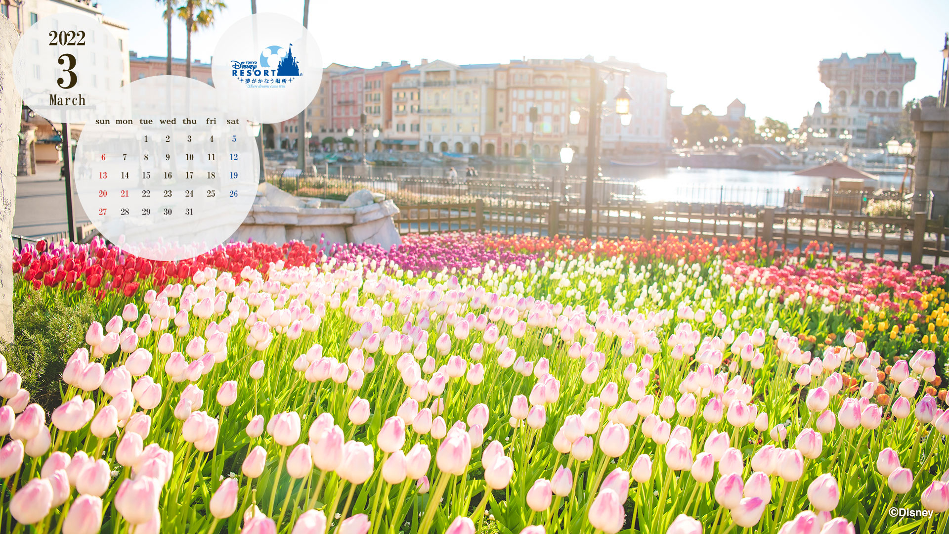 1920x1080 OfficialPC Calendar Wallpaper. Tokyo Disney Resort, Desktop