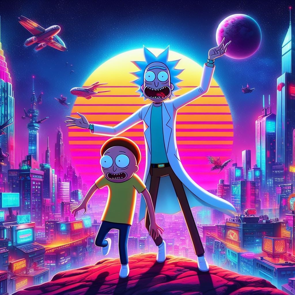 1030x1030 Rick and Morty Wallpaper 4k 8k HD, Phone