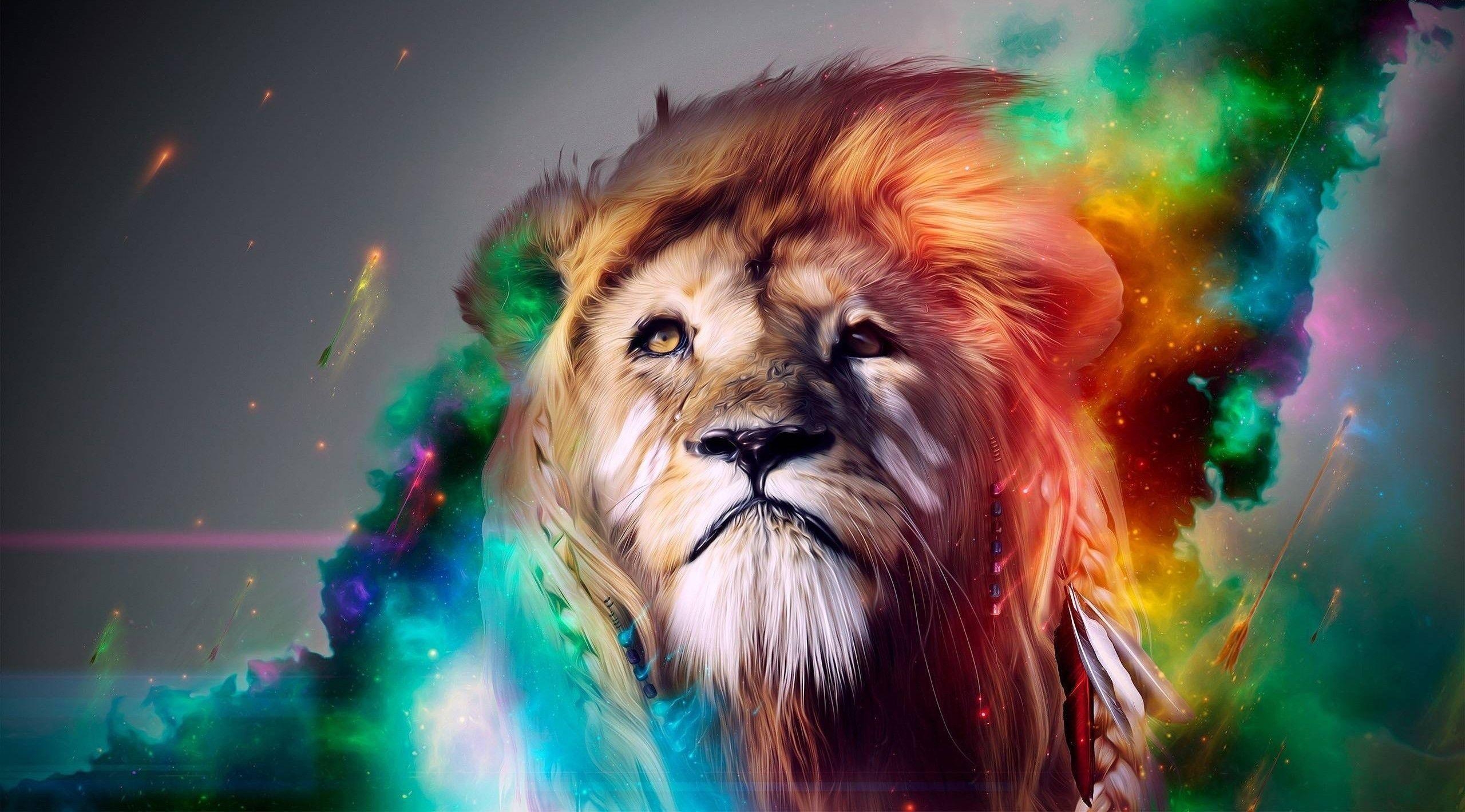 2560x1420 Lion 4K wallpaper for your desktop or mobile screen free and easy, Desktop