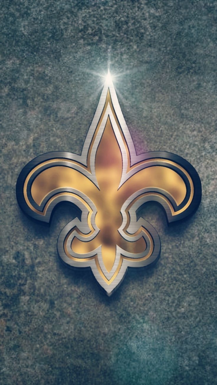 740x1310 NFL New Orleans Logo Wallpaper. New orleans saints logo, New orleans saints football, Nfl football art, Phone