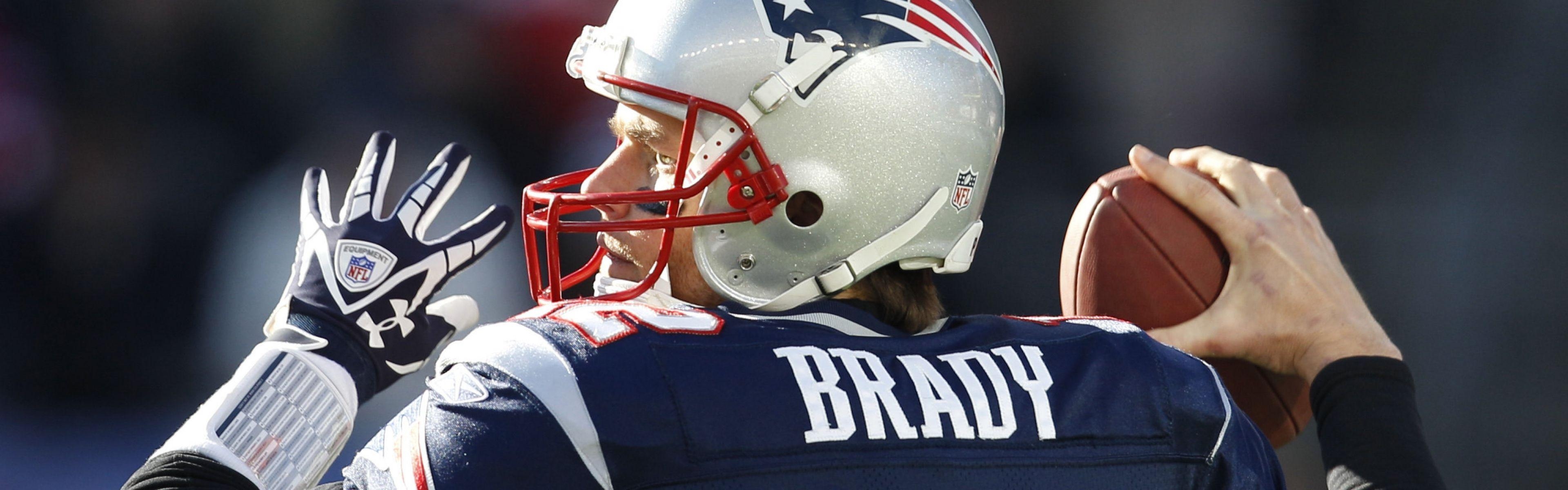 3840x1200 Download Wallpaper  Tom brady, New england patriots, Dual Screen