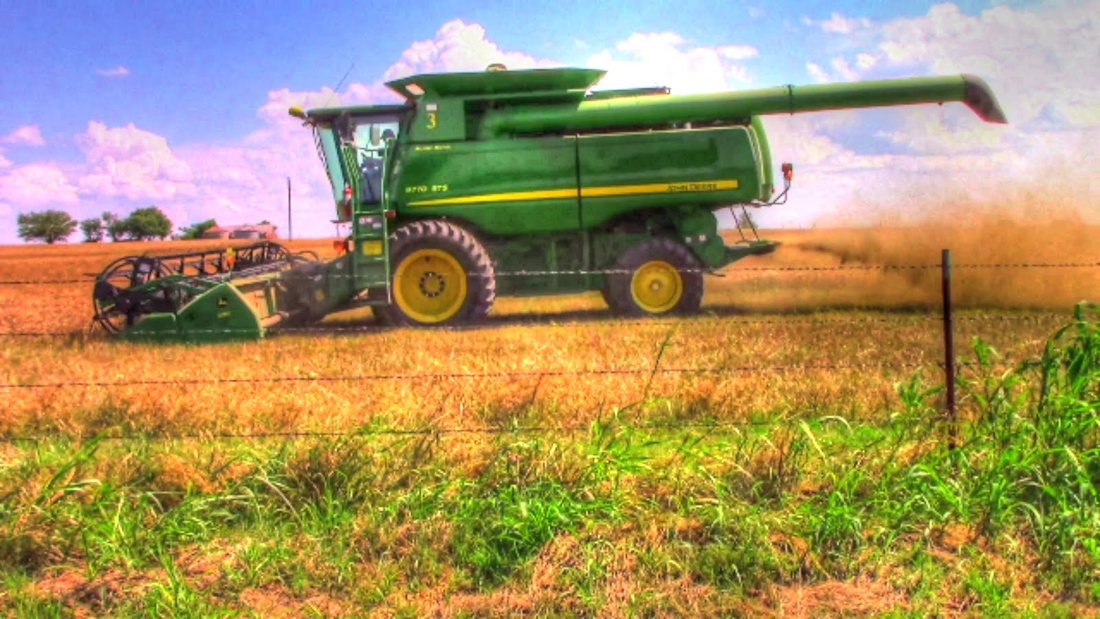 1600x900 John Deere Combine Wallpaper Free John Deere Combine Background, Desktop