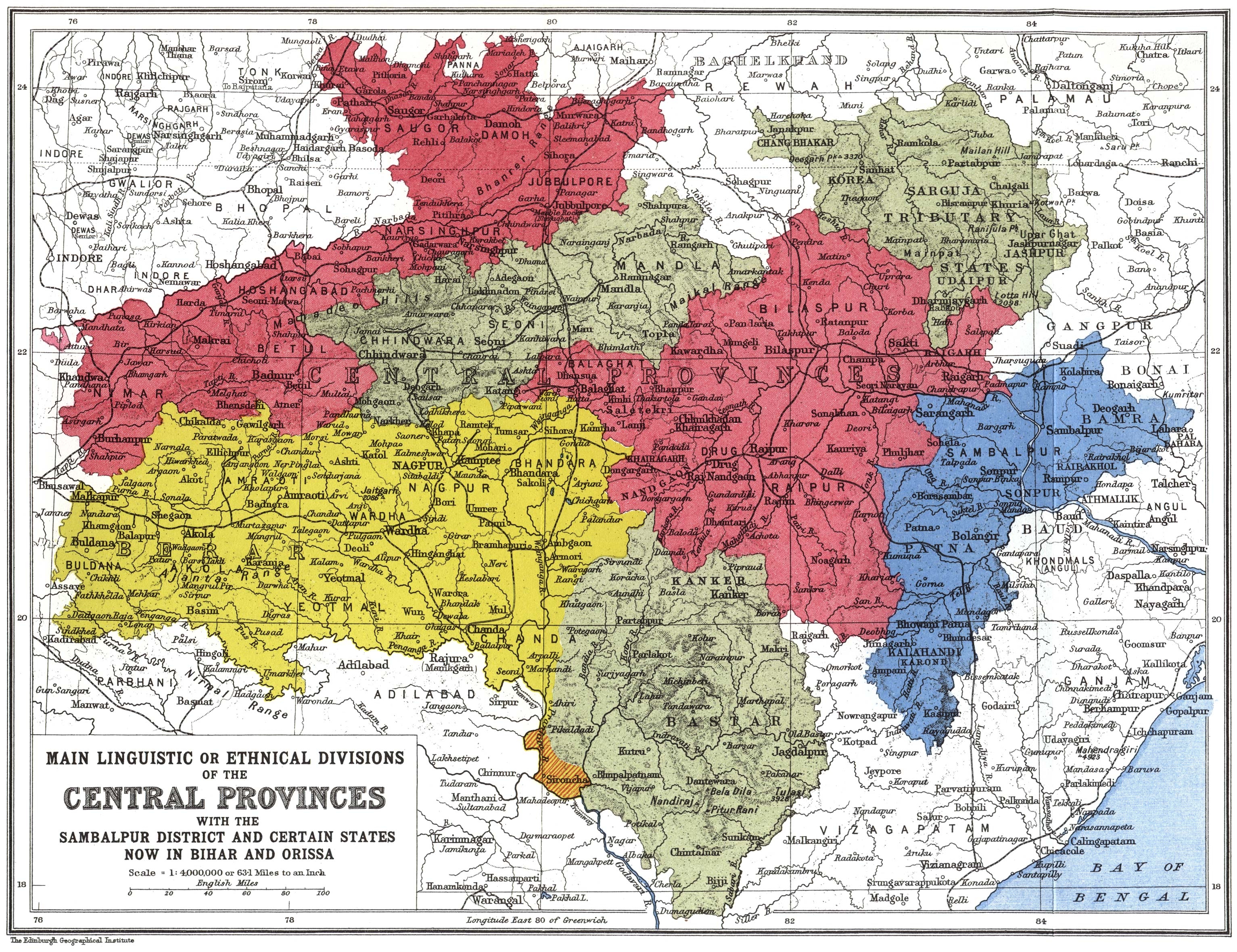 3070x2360 The Tribes and Castes of the Central Provinces of India—Volume I, Desktop