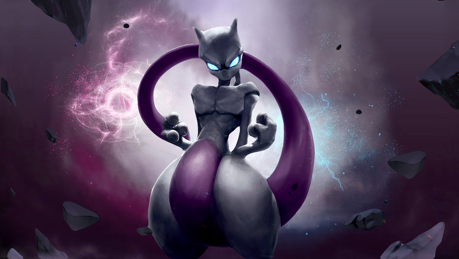 1500x850 Mewtwo Wallpaper, Desktop