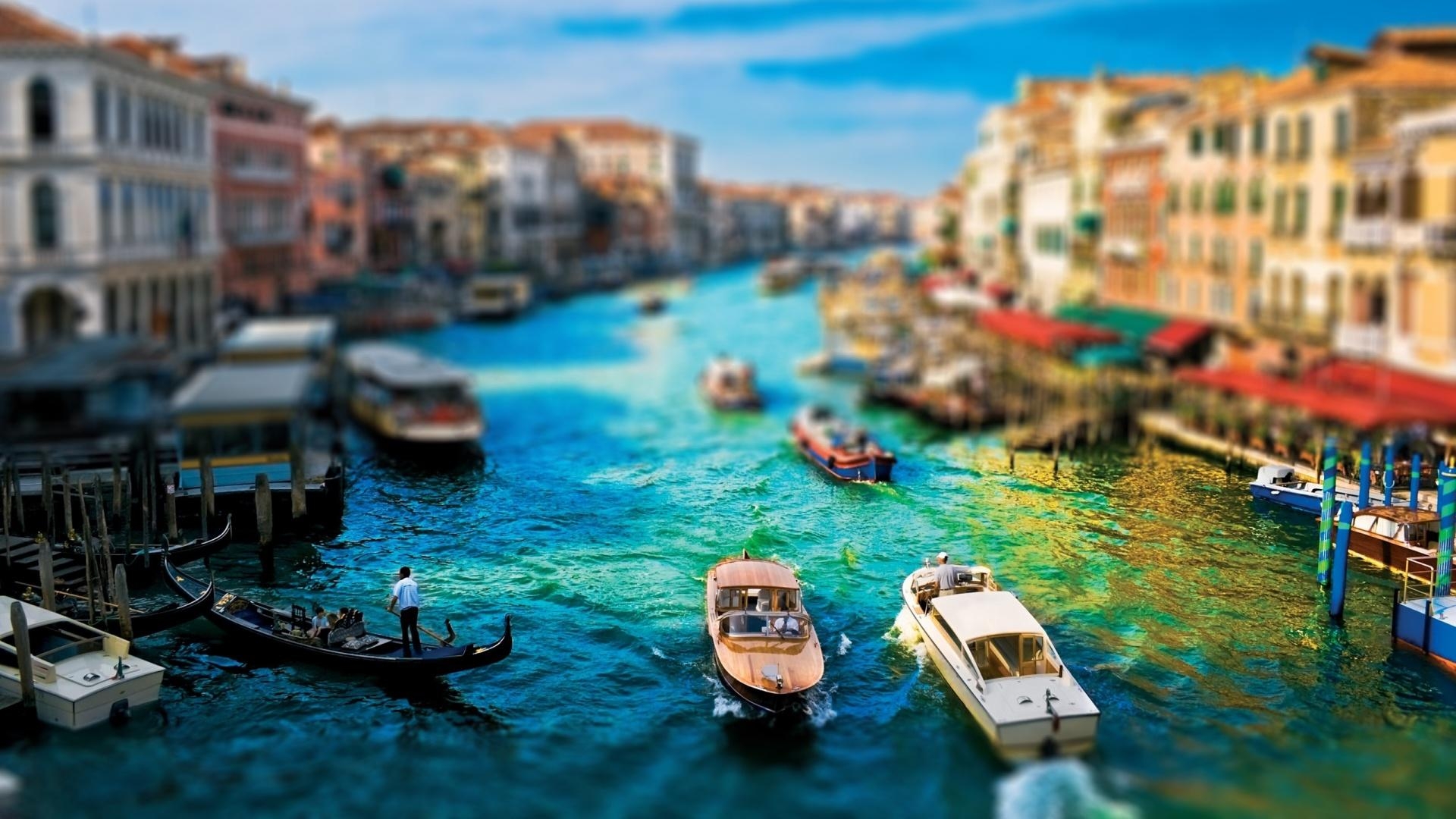 1920x1080 Great Water Street Grand Canal In Venice Wallpaper, Desktop