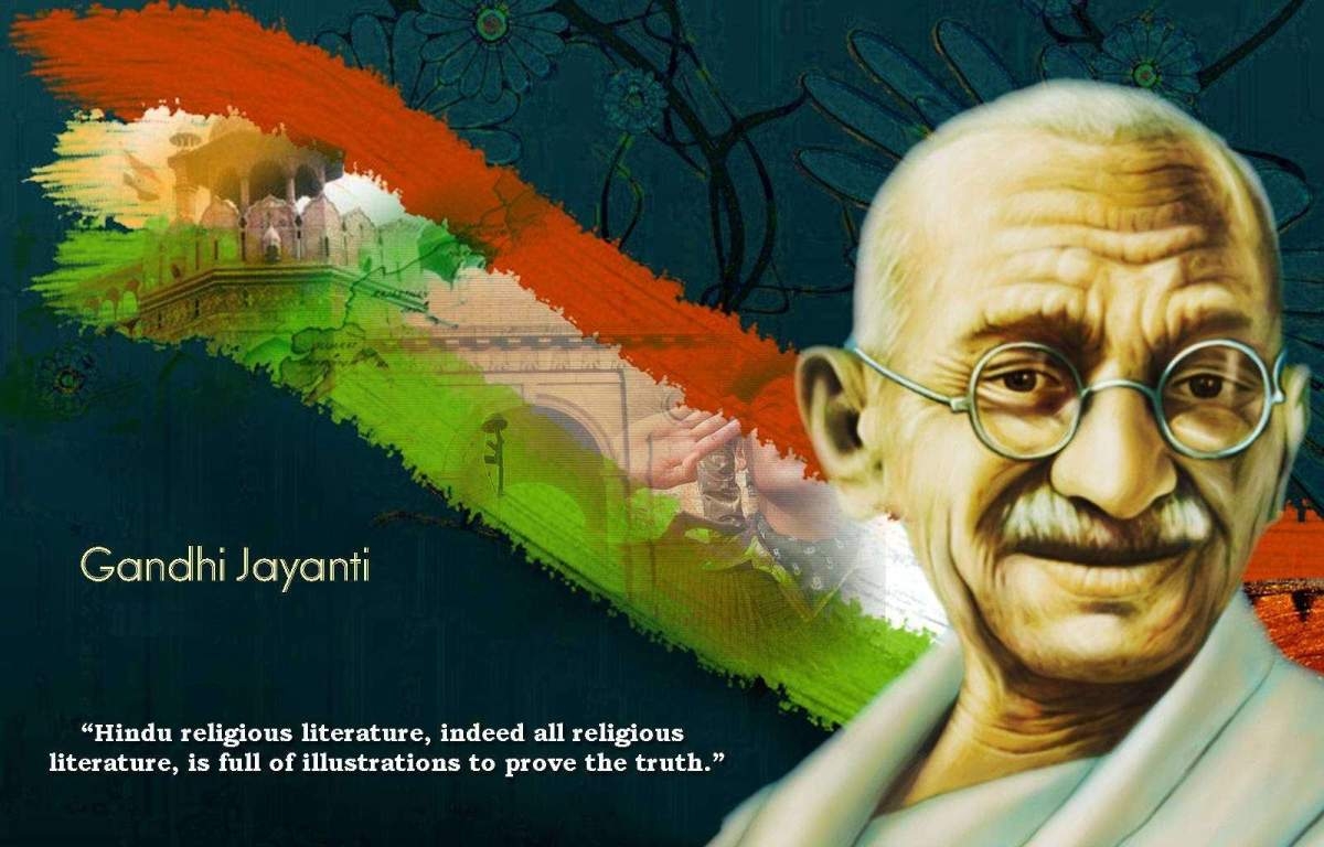 1200x770 Mahatma Gandhi Jayanti 2013 HD Wallpaper Image Pics Free, Desktop