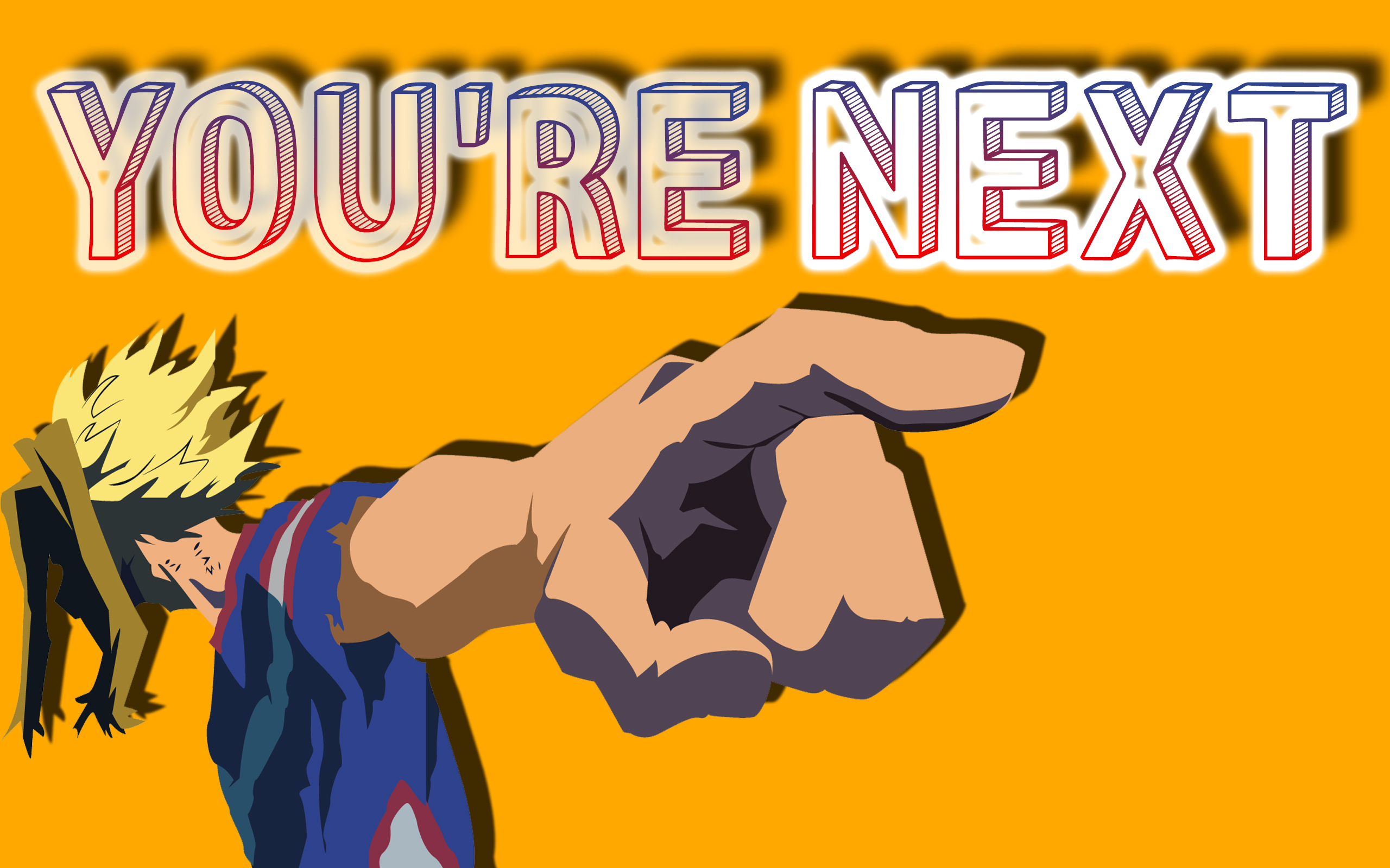 2560x1600 You Are Next All Might My Hero Academia wallpaper, Desktop