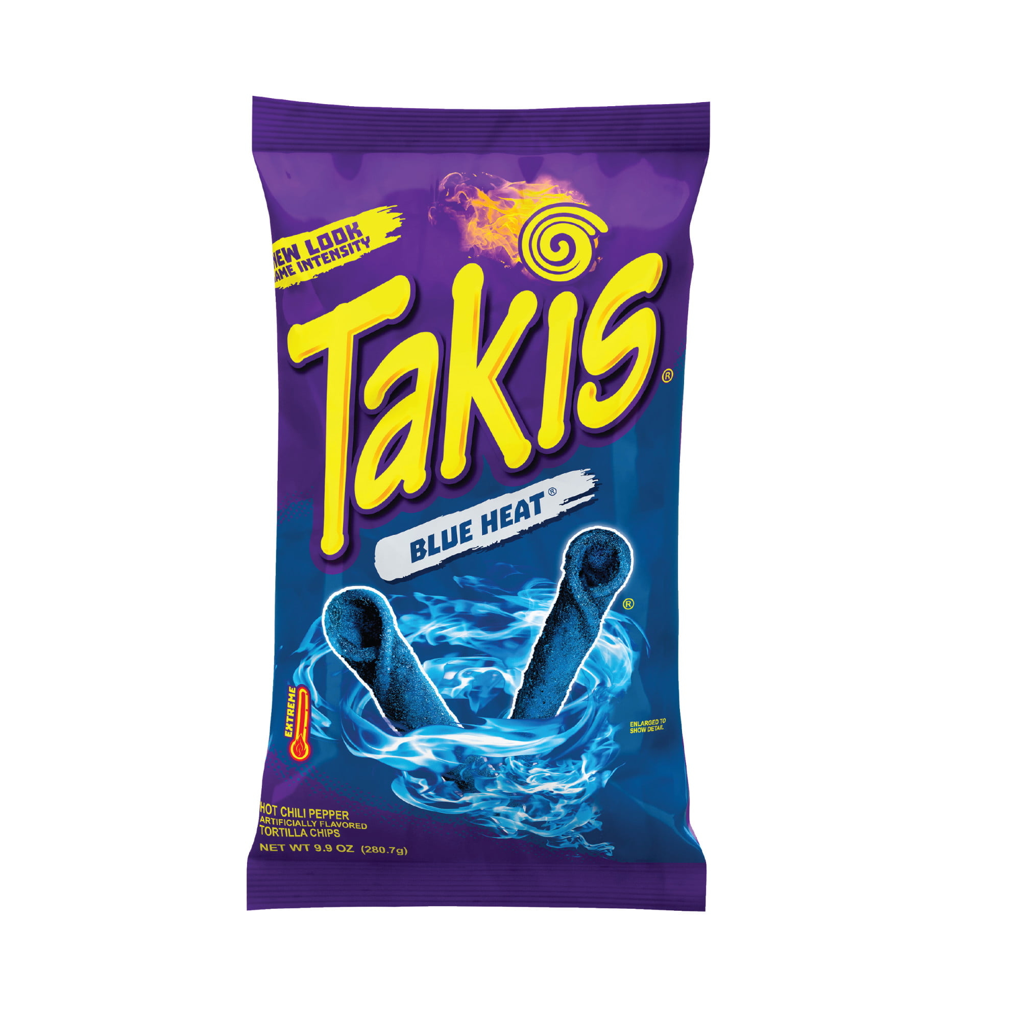 2000x2000 Takis Blue Heat Rolls 9.9 oz Bag, Hot Chili Pepper Flavored Spicy Tortilla Chips, Phone