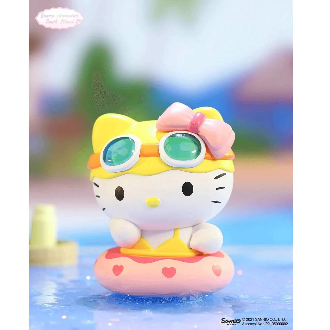 1350x1350 Download Summer Cartoon Hello Kitty PFP Wallpaper, Phone