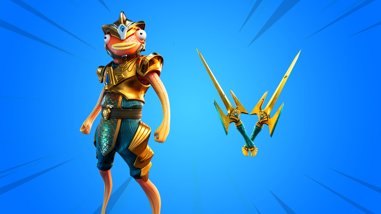 1340x750 Atlantean Fishstick Fortnite wallpaper, Desktop