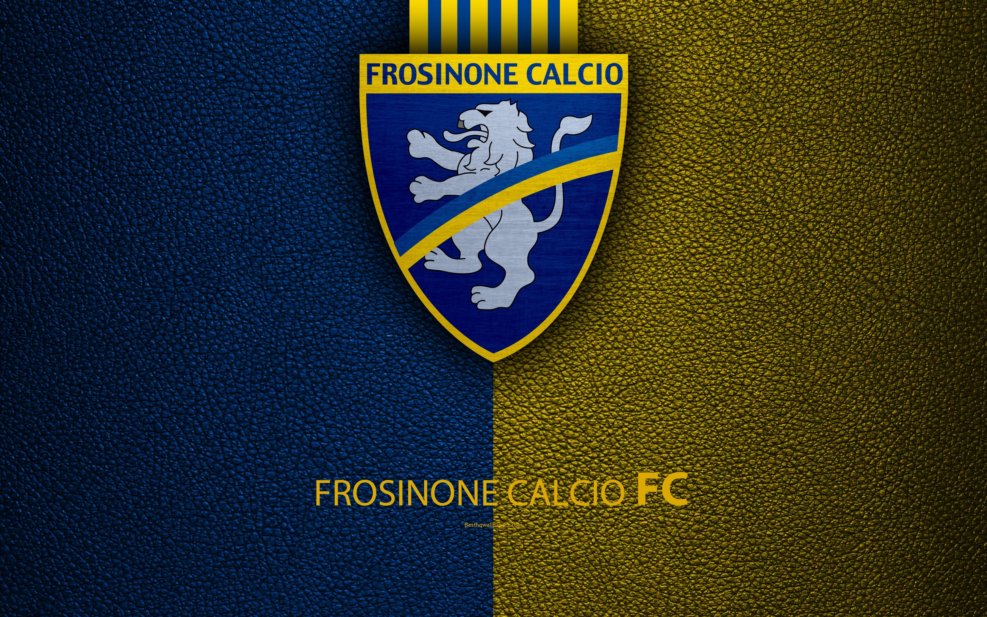 3840x2400 Download wallpaper Frosinone Calcio, 4k, Italian football club, Desktop