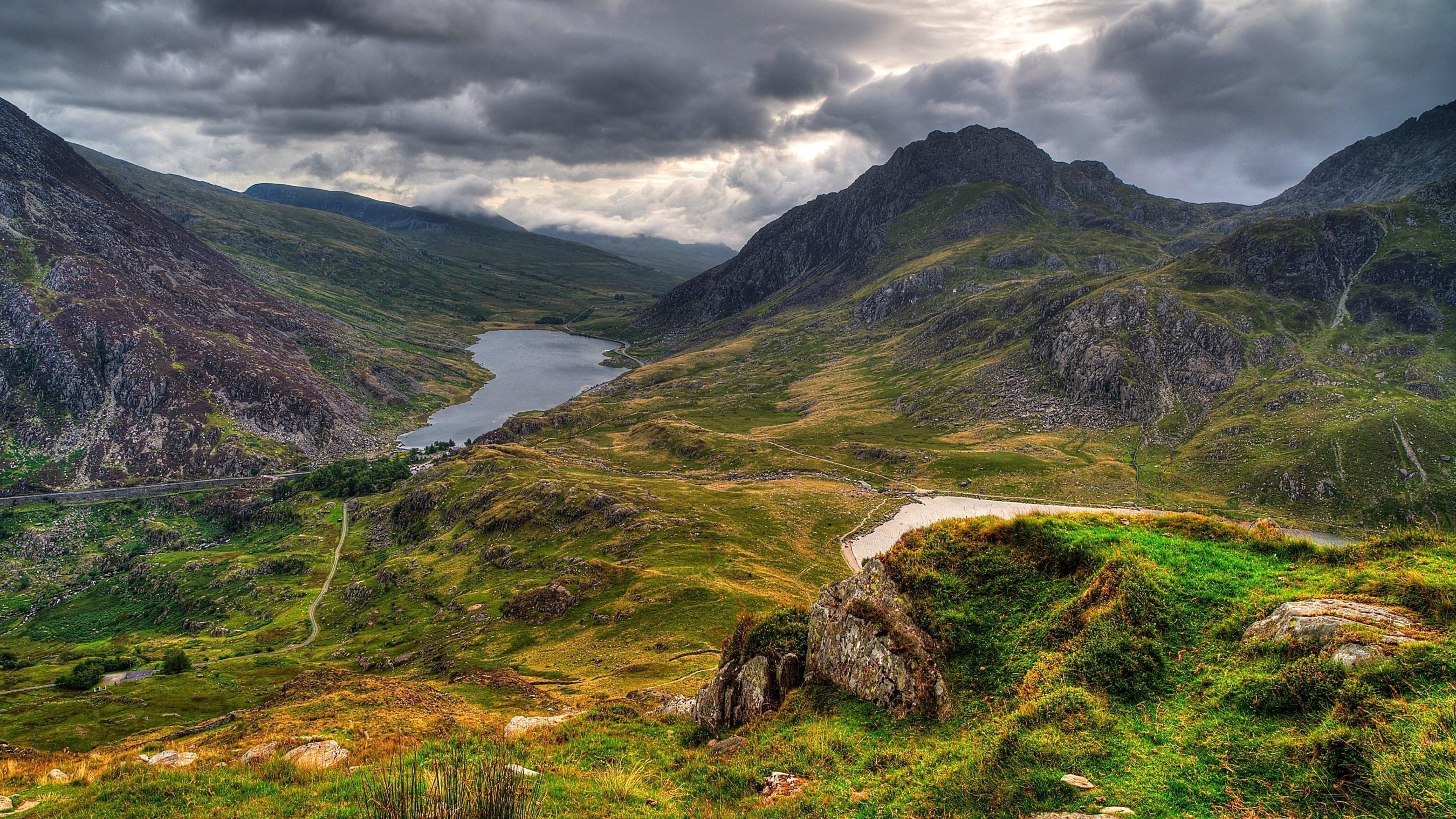 3840x2160 Snowdonia Park in Wales Country of UK 4K Wallpaper, Desktop