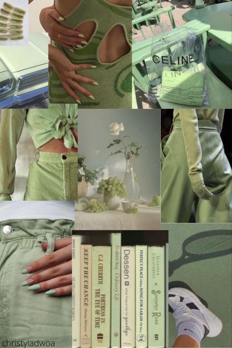 800x1200 Matcha moodboard, Phone