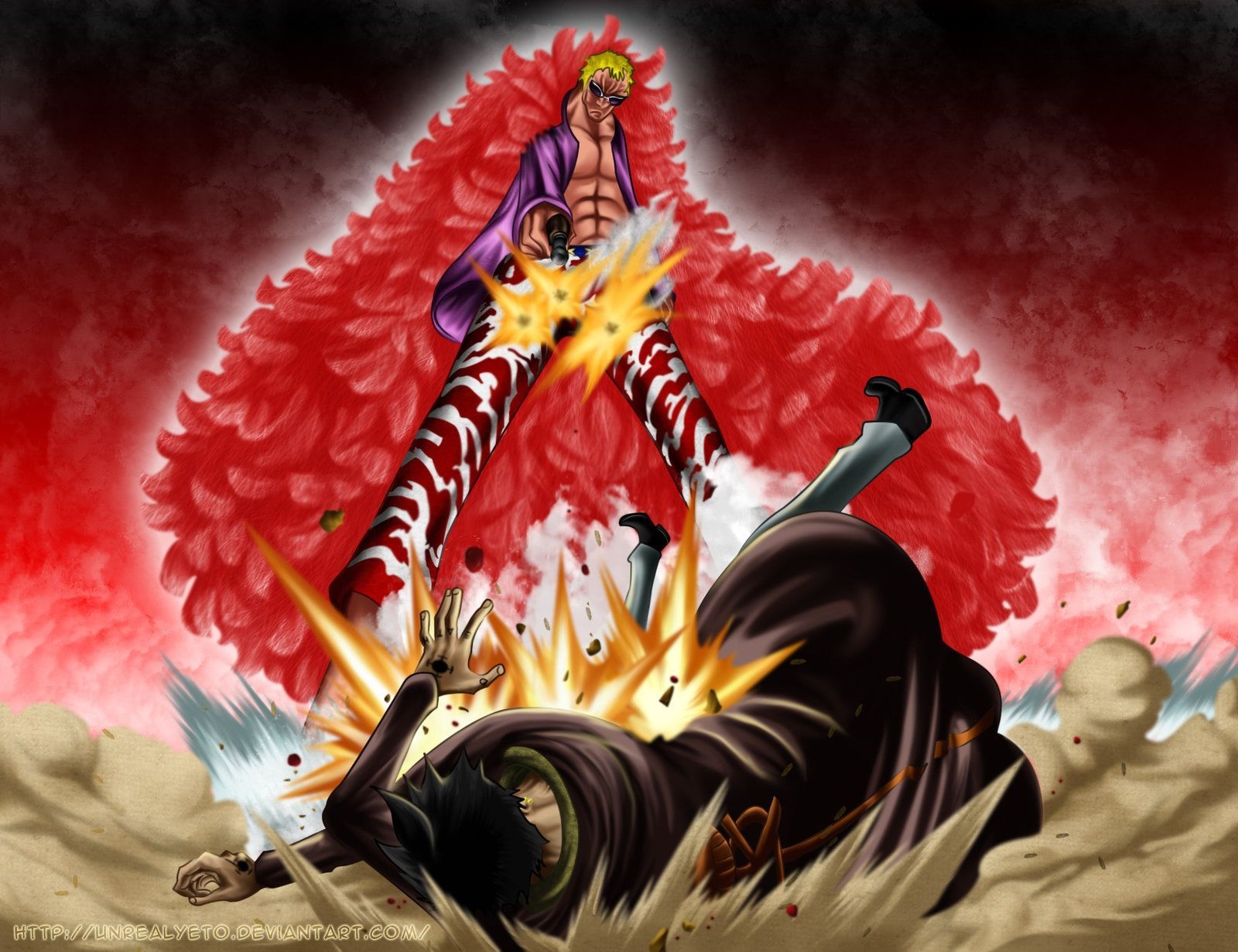 1600x1230 Wallpaper One Piece Doflamingo. Anime wallpaper phone, Desktop