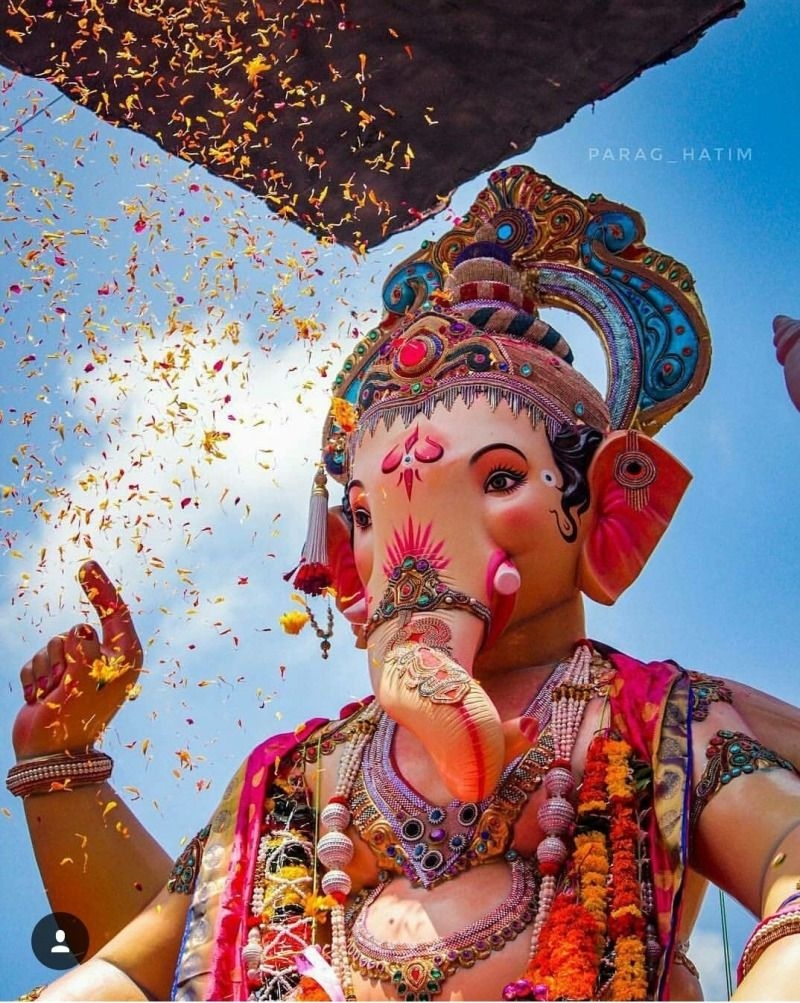 800x1010 cute ganpati bappa wallpaper, Phone