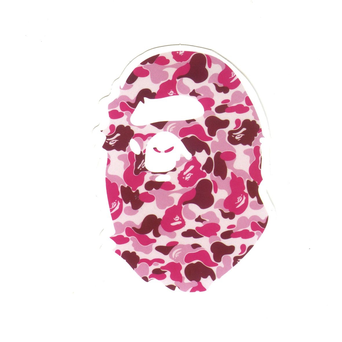 1190x1190 Pink Camo A Bathing Ape, Height 7 cm, decal sticker.com. Hypebeast wallpaper, Pink camo, A bathing ape, Phone