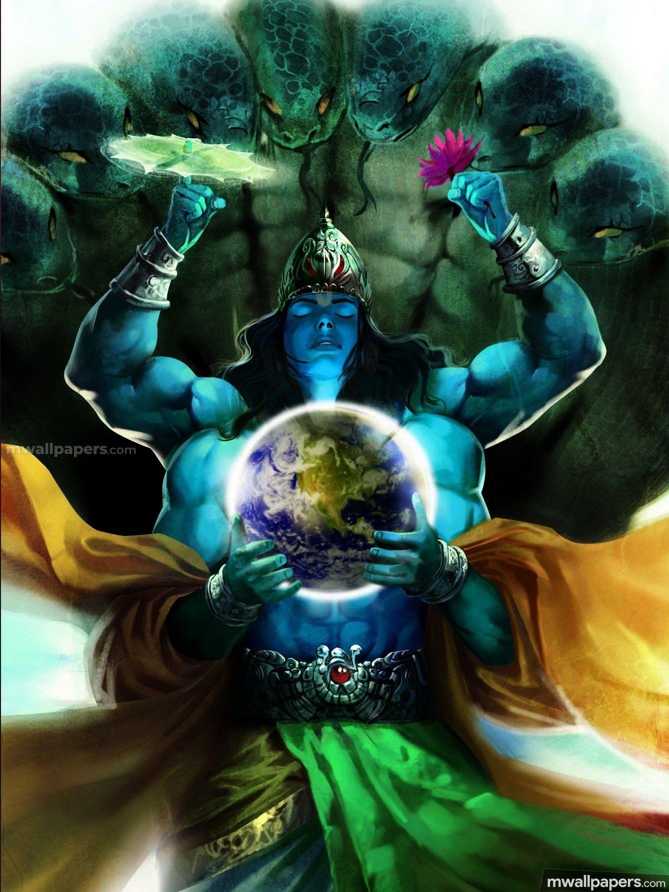 1340x1790 Lord Vishnu HD Image (1080p). Lord vishnu wallpaper, Lord, Phone