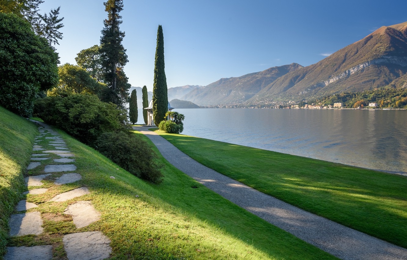 1340x850 Wallpaper Italy, lake Como, Bellagio image for desktop, section пейзажи, Desktop