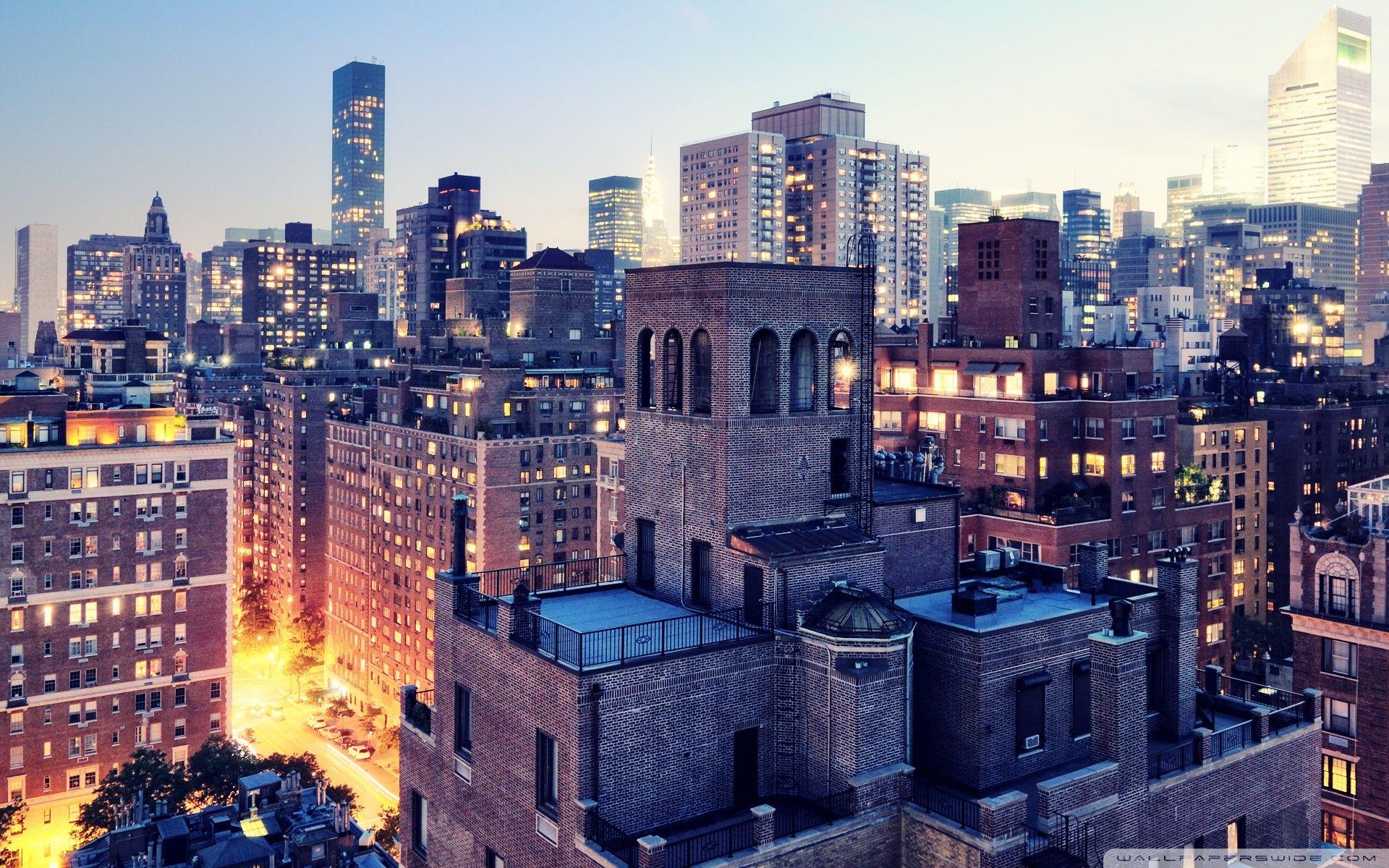 1920x1200 City Buildings At Night ❤ 4K HD Desktop Wallpaper for 4K Ultra HD, Desktop