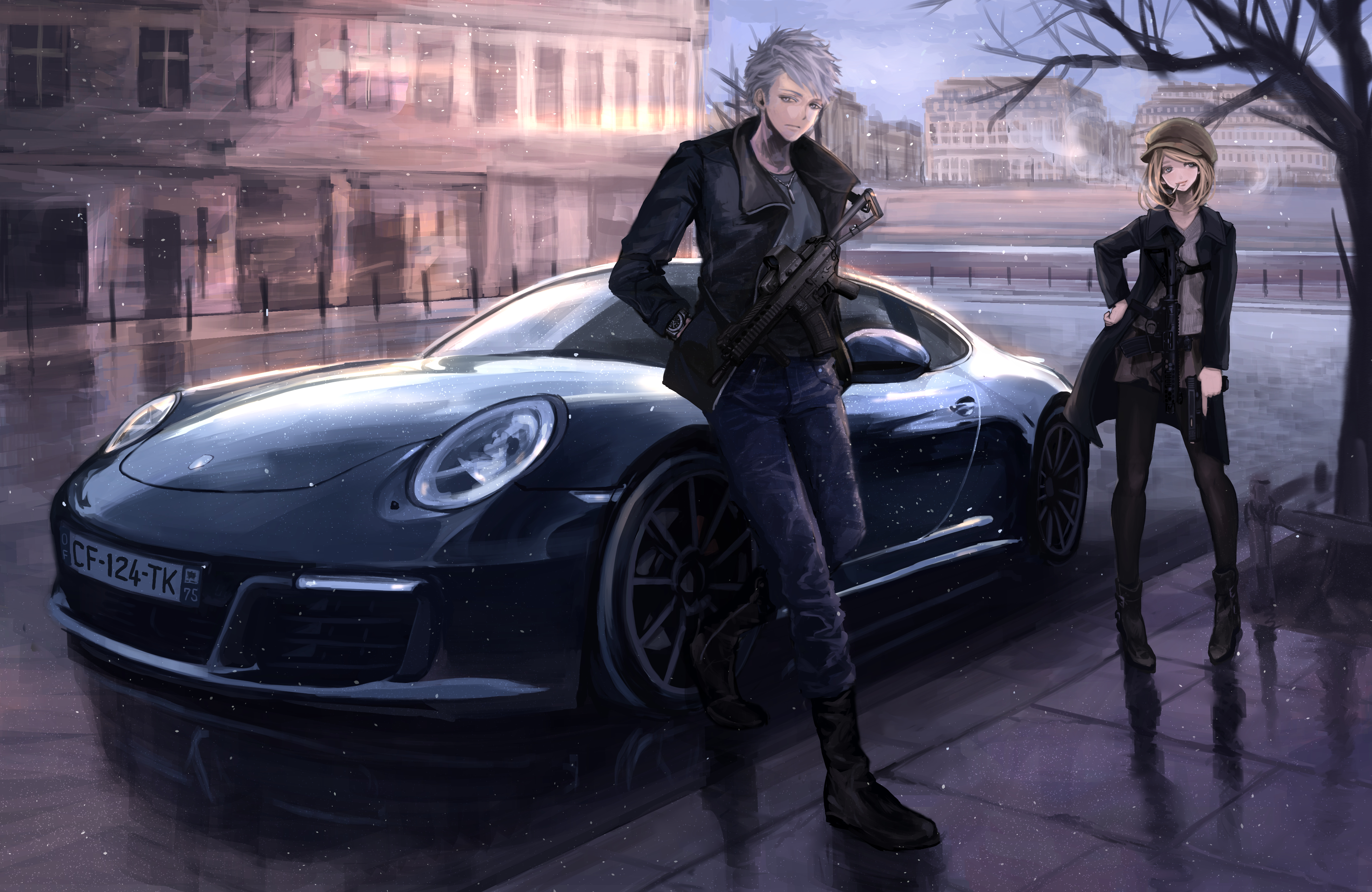 4000x2600 Anime Cars Desktop Wallpaper, Desktop