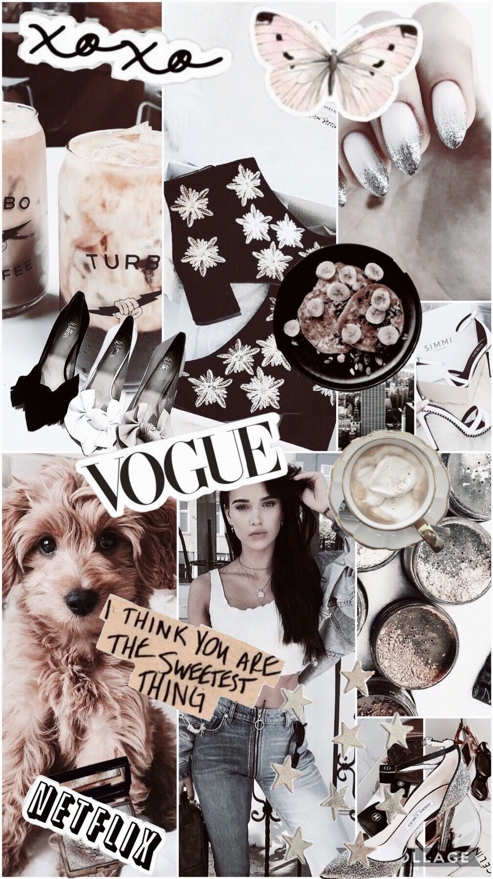 1010x1800 Aesthetic Collage Wallpaper, Phone