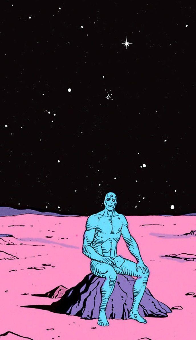 690x1200 Doctor Manhattan. The Watchmen. Who Watches the Watchmen, Phone