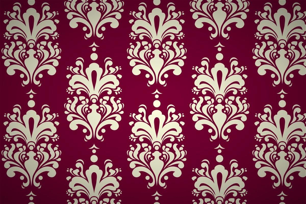 1200x800 Free vintage damask wallpaper patterns, Desktop