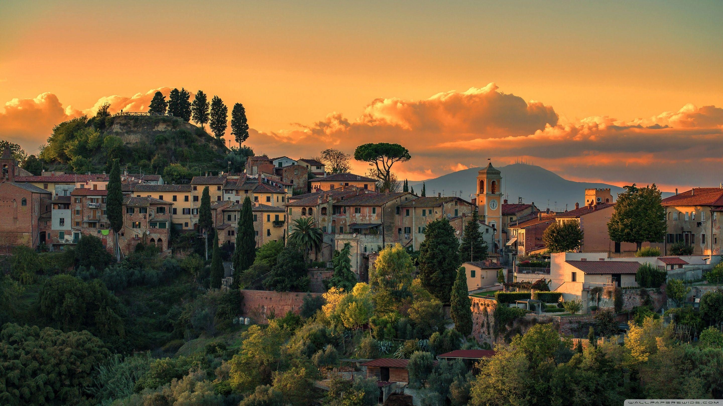 2880x1620 Tuscany Italy Villages ❤ 4K HD Desktop Wallpaper for 4K Ultra HD TV, Desktop