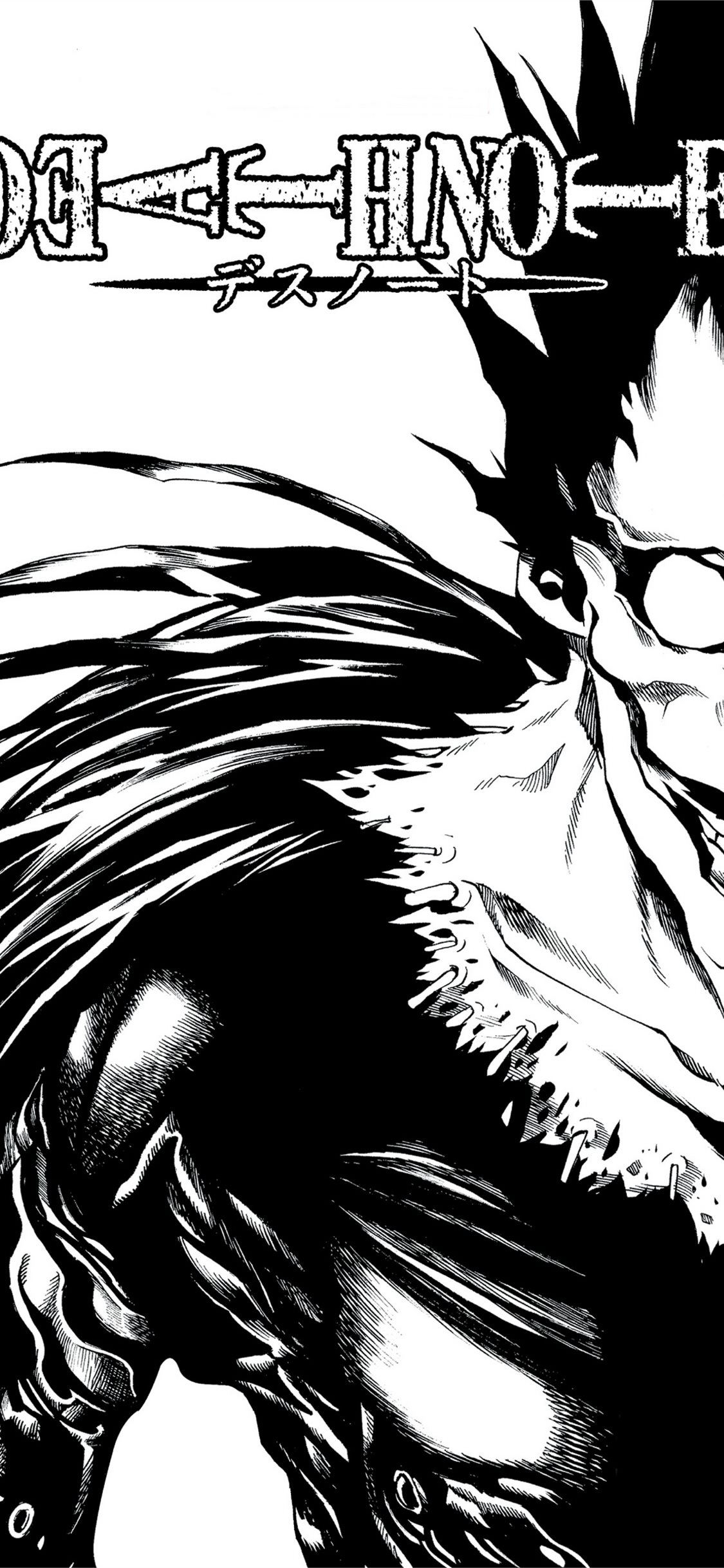 1130x2440 Death Note 4k Ryuk Gambarku iPhone Wallpaper Free Download, Phone