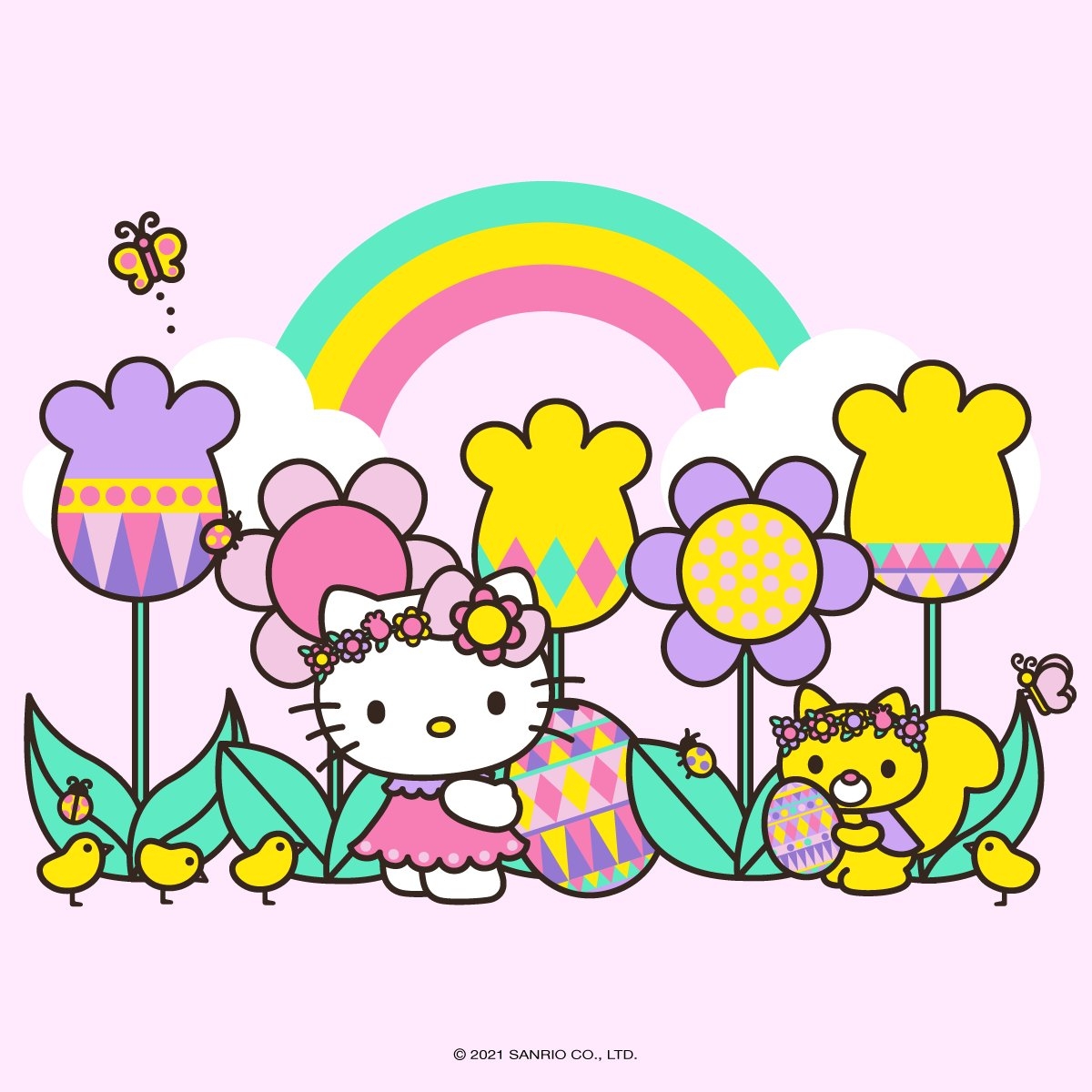 1200x1200 Hello Kitty #Easter!, Phone