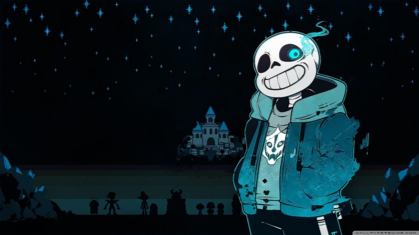 1370x770 Undertale Sans HD desktop wallpaper, Widescreen, High Definition, Desktop