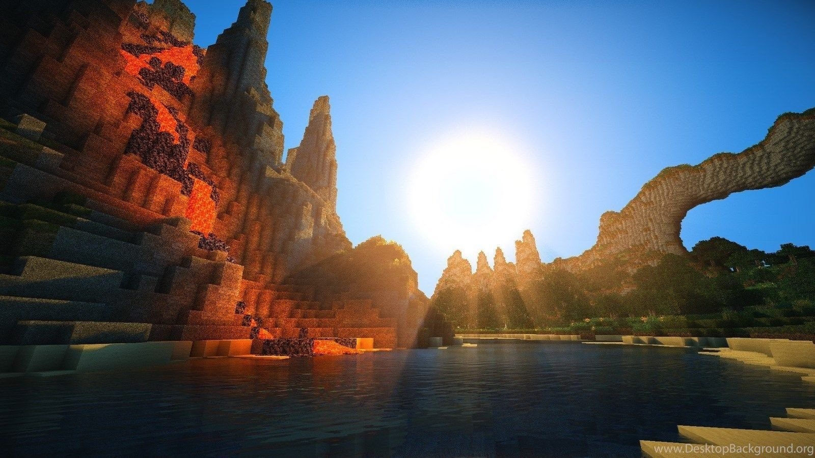 1600x900 Minecraft shaders sunset172 sonic ethers unbelievable shaders, Desktop