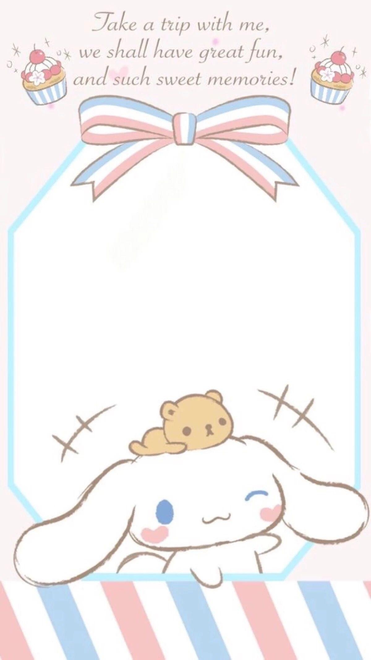 1200x2140 Cinnamonroll memo. Sanrio. Sanrio, Sanrio wallpaper, Phone