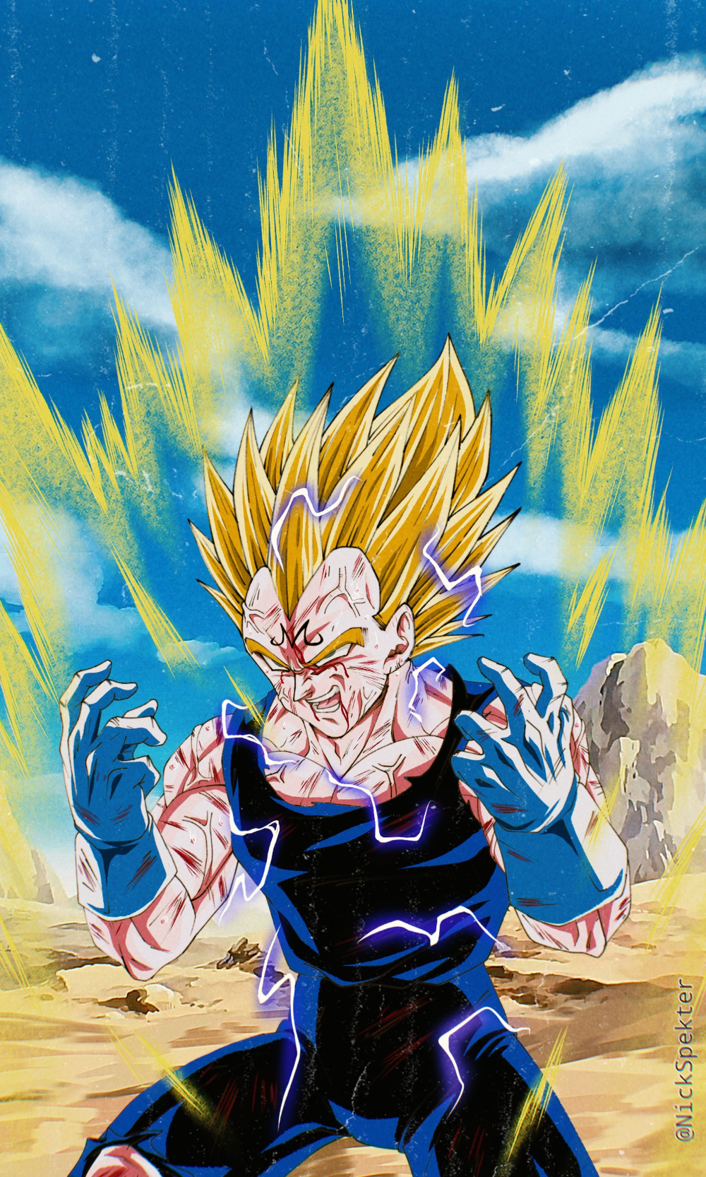 1000x1670 Majin Vegeta iPhone Wallpaper, Phone