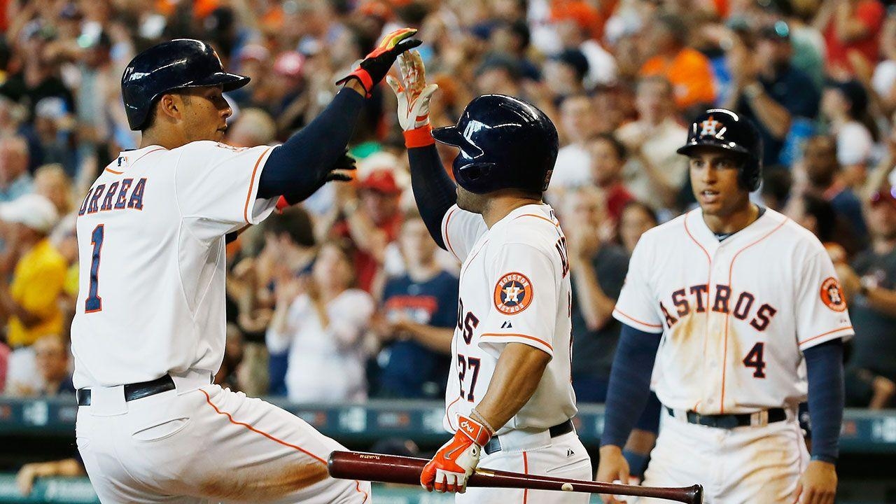 1280x720 Carlos Correa, Jose Altuve feed off each other, Desktop