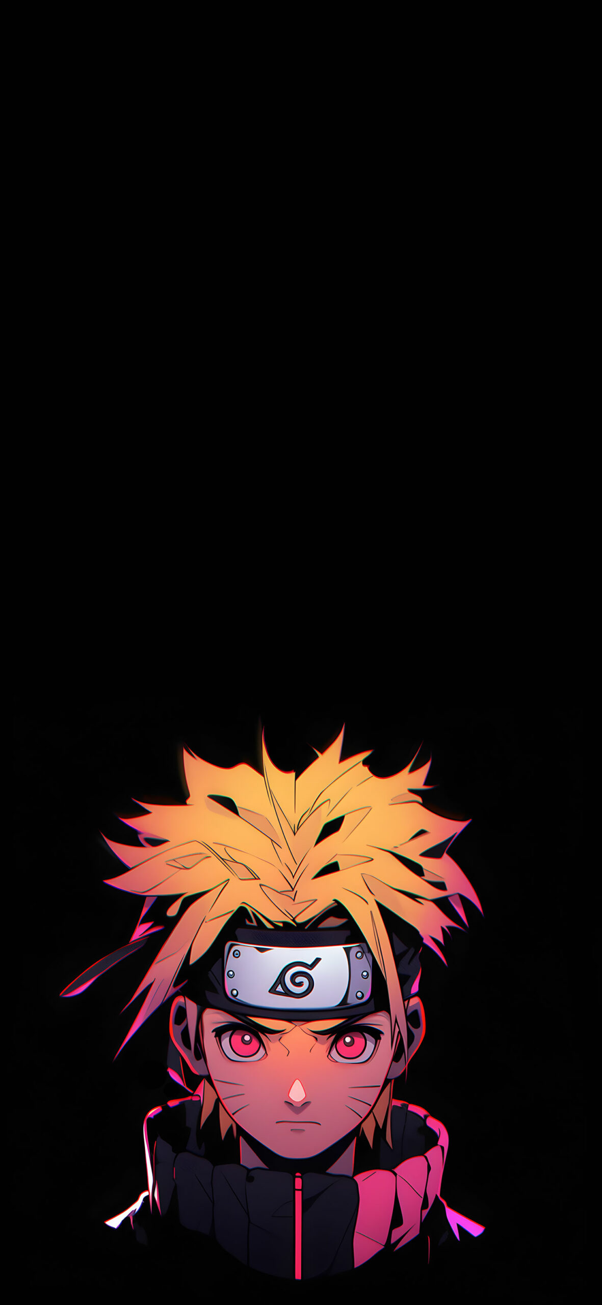 1190x2560 Naruto Vintage Style Dark Wallpaper, Phone