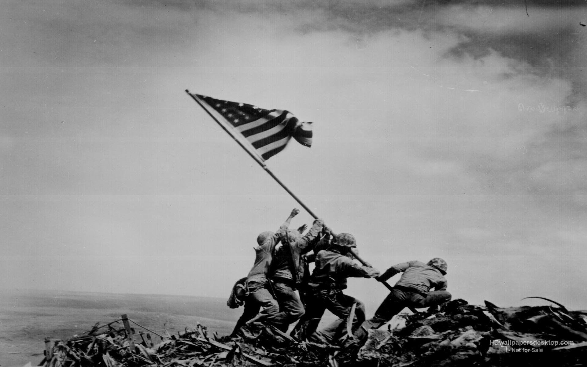 1920x1200 Iwo Jima Flag Raising, Desktop