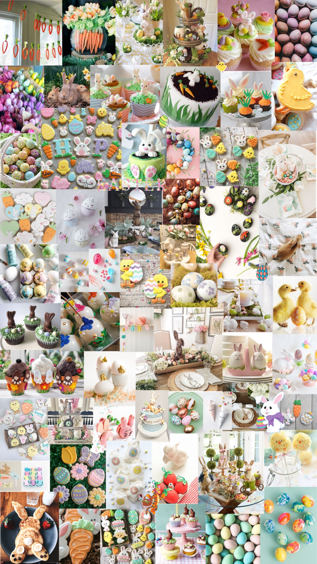 1080x1920 Easter aesthetic background. Easter wallpaper, Easter background, Easter collage, Phone