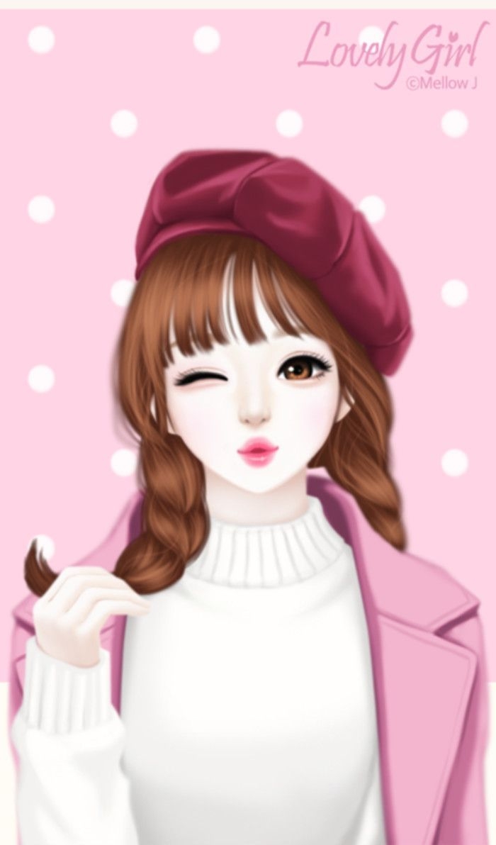 700x1200 Animated Korean Girls, Phone