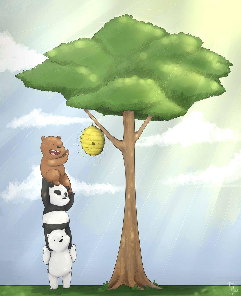 1030x1260 We Bare Bears Honey By Ivy Ros360, Phone