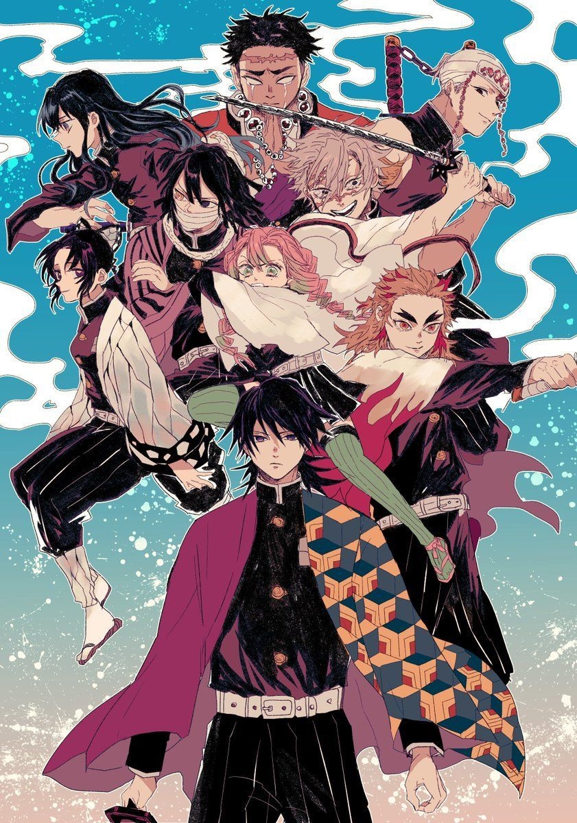 850x1200 Para Pilar atau Hashira di Kimetsu no Yaiba(Demon Slayer), Phone